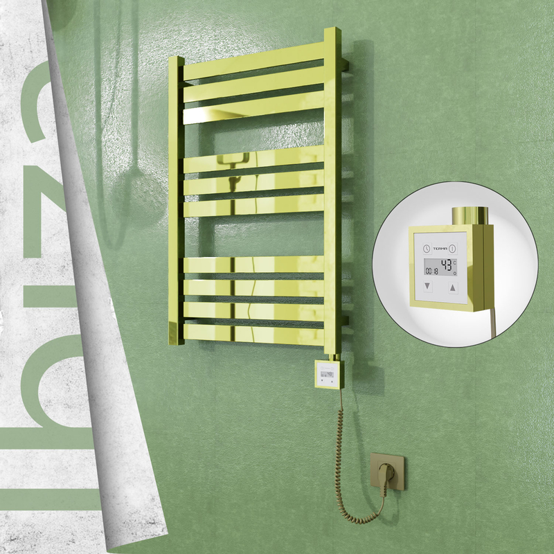 Ibiza Paslanmaz Çelik Havlupan 500x780 Altın (KTX3 Termostat) 300W Spiral Kablolu
