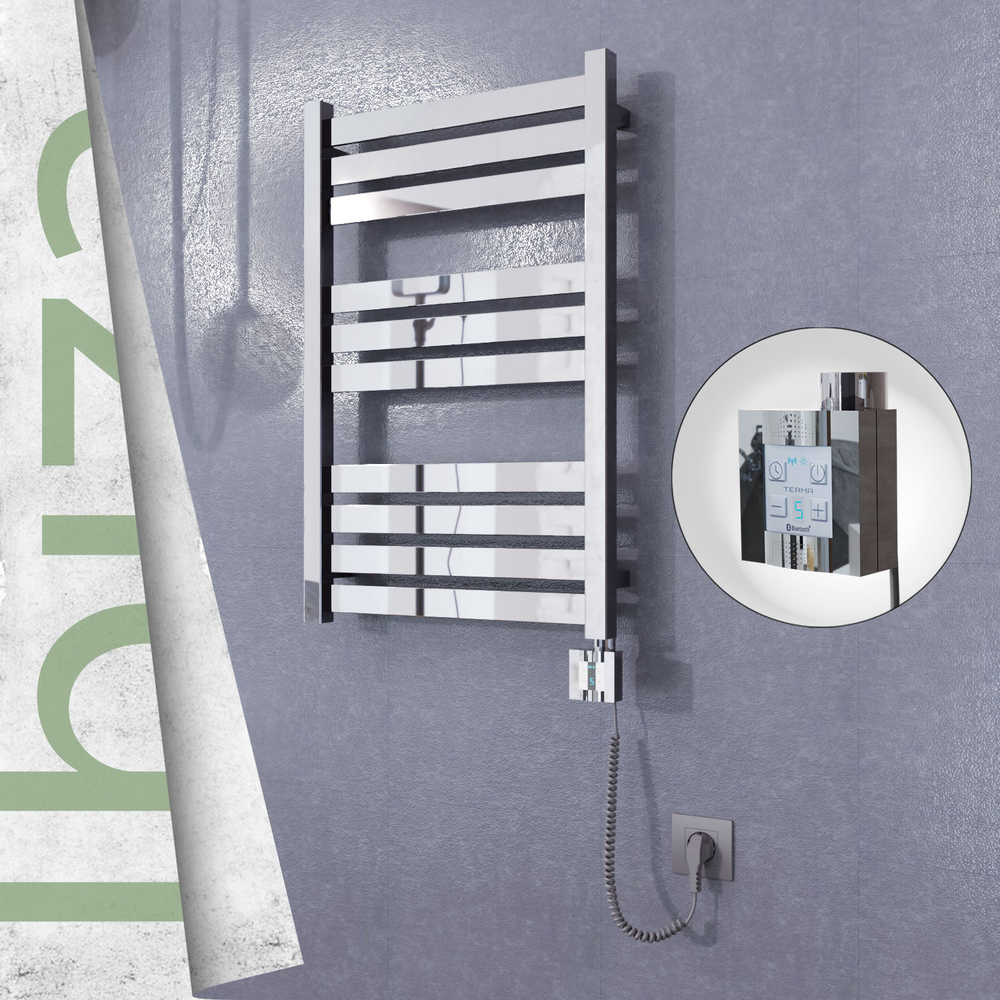 Ibiza Paslanmaz Çelik Havlupan 500x780 Ayna Polisaj (KTX4 Termostat) 300W Spiral Kablolu - 1