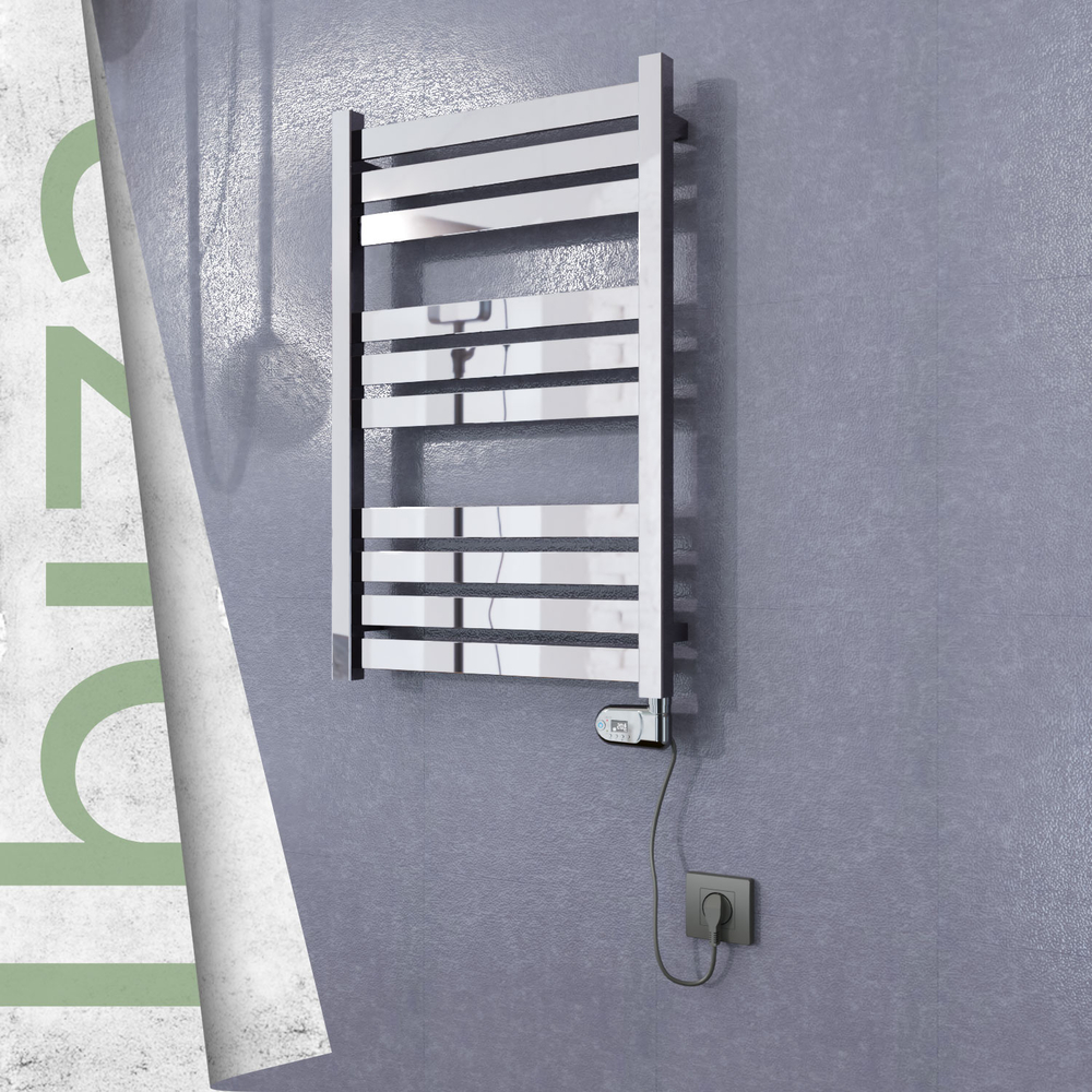 Ibiza Paslanmaz Çelik Havlupan 500x780 Ayna Polisaj (Thesis Termostat) 300W - 2
