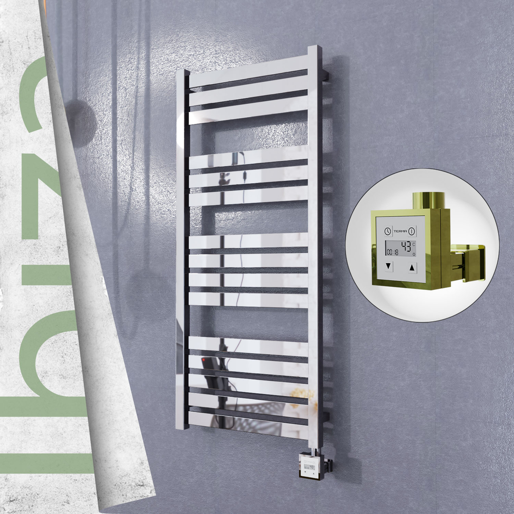 Ibiza Sèche Serviettes Electrique 500x1165 Finition de polissage Ktx3 300 W - 1