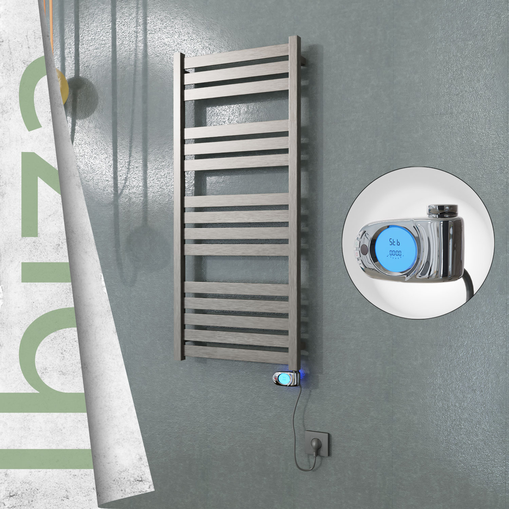 Ibiza Sèche Serviettes Electrique 500x1165 Finition peinture satiné (Thermostat Musa) 300 W - 1