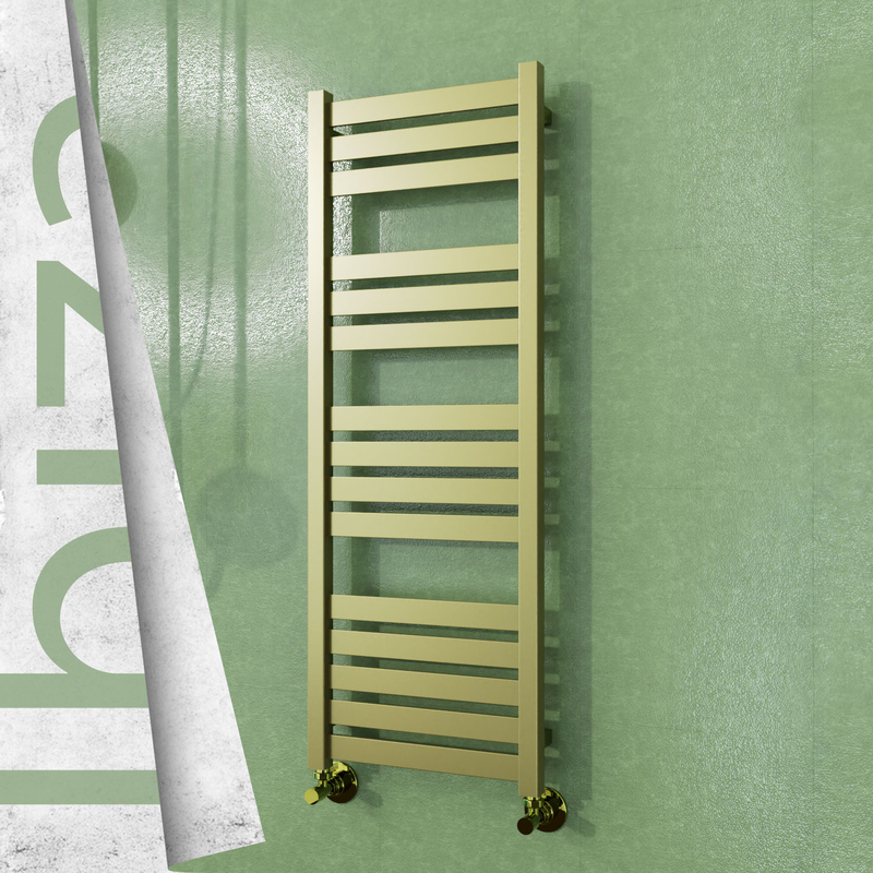 Ibiza Sèche-serviettes en Inox 400x1165 Doré Satiné
