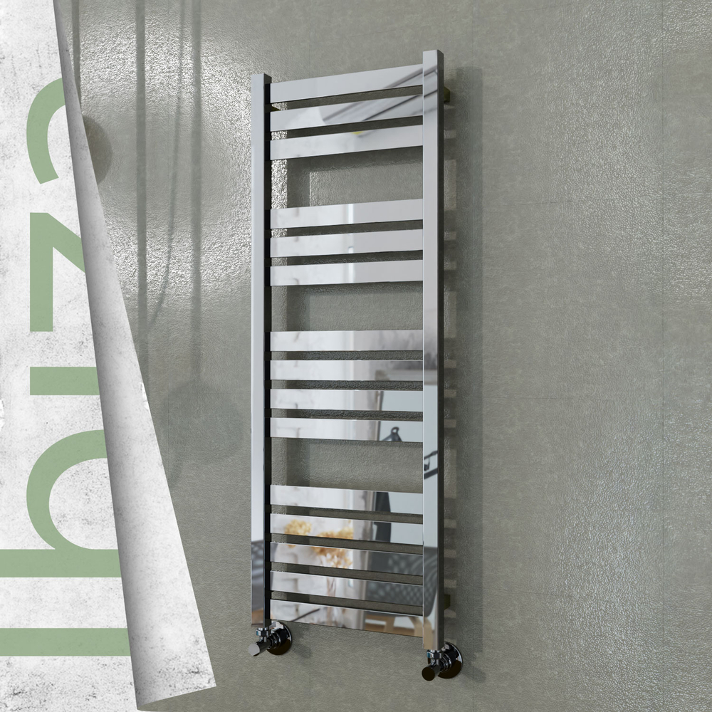 Ibiza Sèche-serviettes en Inox 400x1165 Poli Miroir - 1