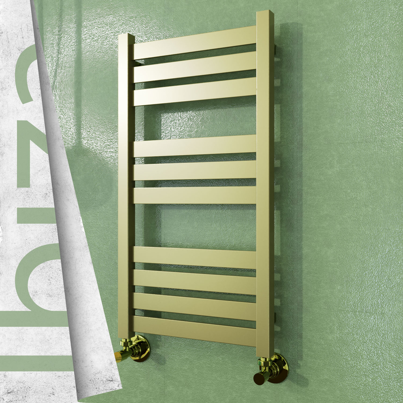 Ibiza Sèche-serviettes en Inox 400x780 Doré Satiné