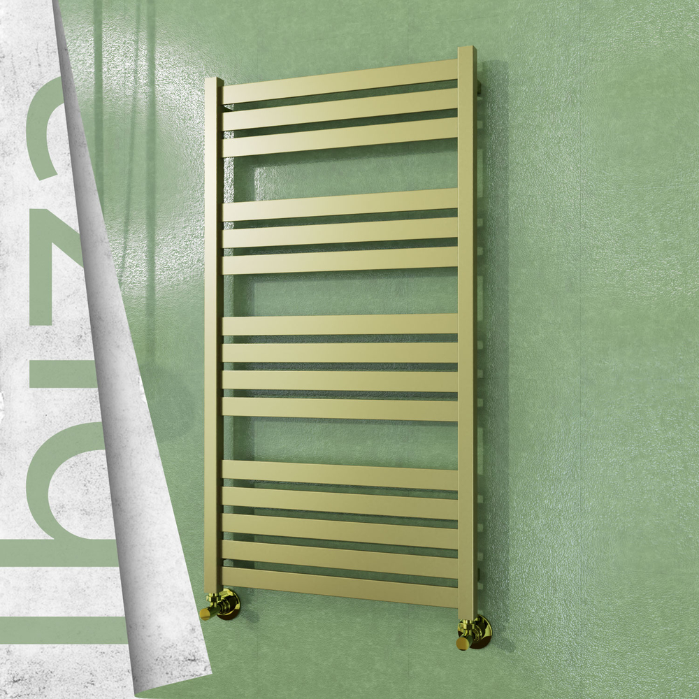 Ibiza Sèche-serviettes en Inox 600x1165 Doré Satiné - 1