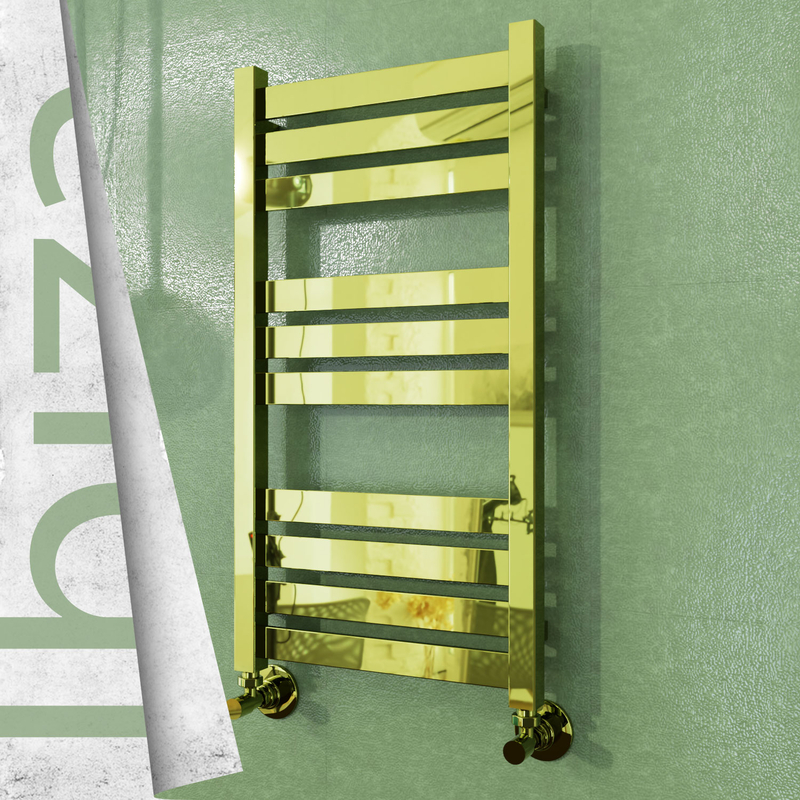 Ibiza Stainless Steel Towel Rail 400x780 Gold 