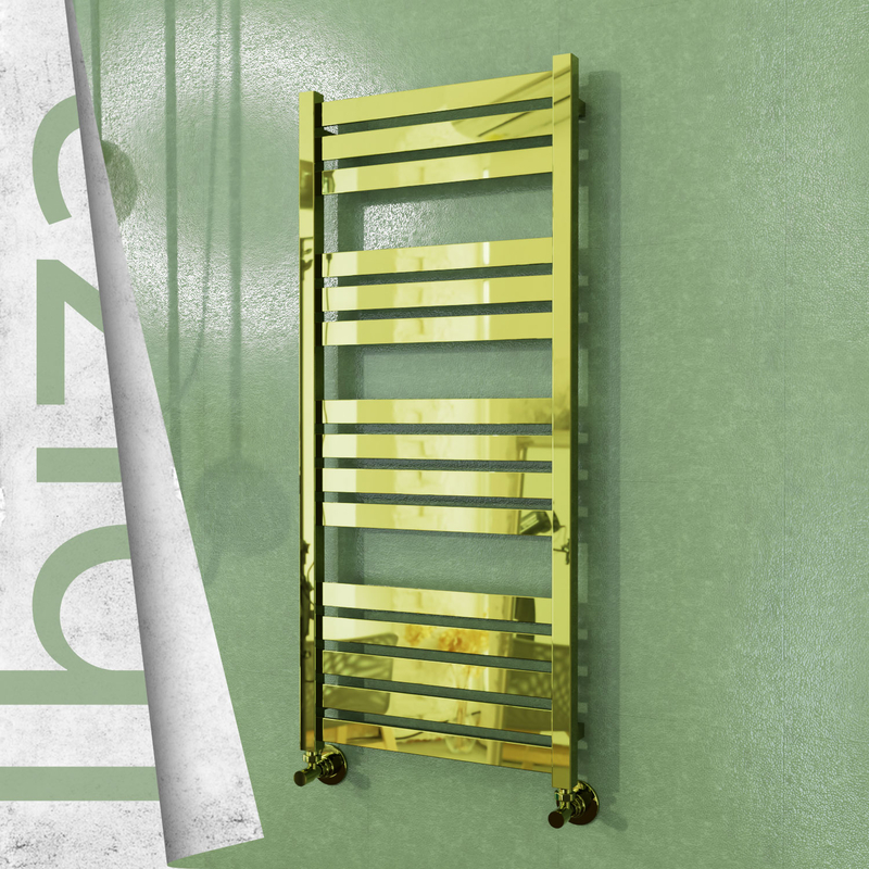 Ibiza Stainless Steel Towel Rail 500x1165 Gold 
