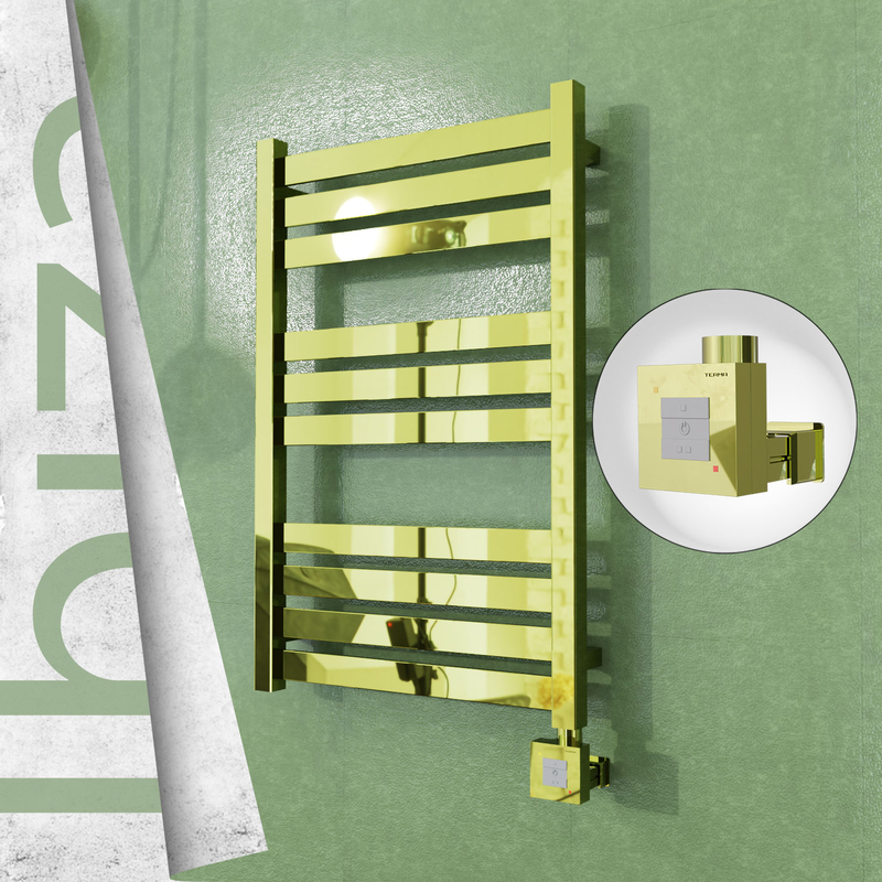 Ibiza Stainless Steel Towel Rail 500x780 Gold (KTX1 Thermostat) 300W