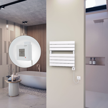 Ibiza Stainless Steel Towel Rail 600x1165 Mirror Polished - 111