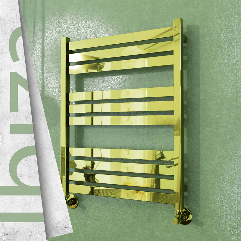 Ibiza Stainless Steel Towel Rail 600x780 Gold 