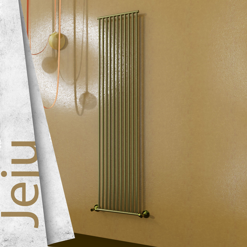 Jeju Sèche-serviettes en Inox 400x1800 Doré