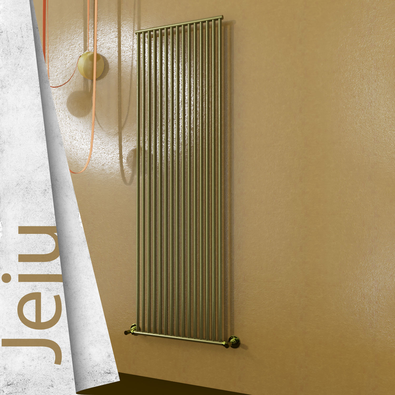 Jeju Sèche-serviettes en Inox 500x1800 Doré