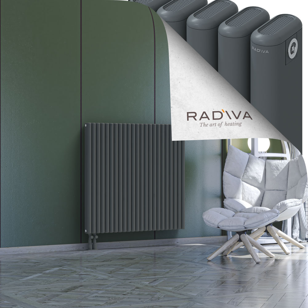 Kotto Aluminium Radiator 1000x1031 Anthracite - 3