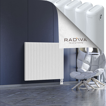 Kotto Aluminium Radiator 1000x1166 White Bottom Right 50mm