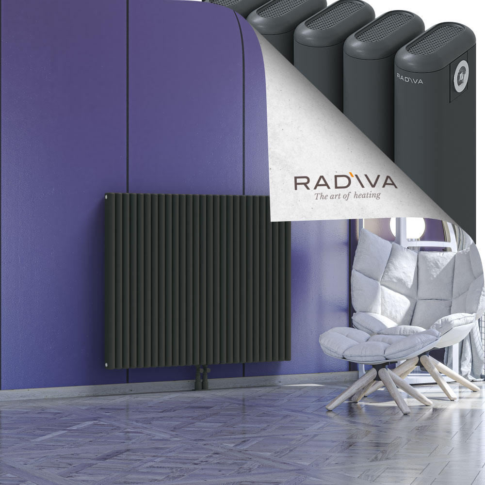 Kotto Aluminium Radiator 1000x1211 Dark Anthracite - 2