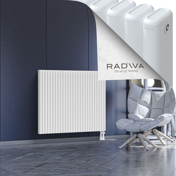 Kotto Aluminium Radiator 1000x1211 White Bottom Right 50mm