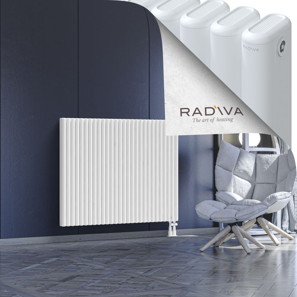 Kotto Aluminium Radiator 1000x1256 White - 4
