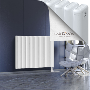 Kotto Aluminium Radiator 1000x1346 White Bottom Right 50mm