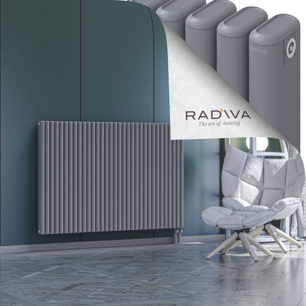 Kotto Aluminium Radiator 1000x1481 Grey - 4