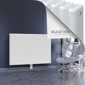 Kotto Aluminium Radiator 1000x1526 White Bottom Middle 50mm