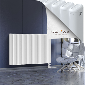Kotto Aluminium Radiator 1000x1526 White Bottom Right 50mm