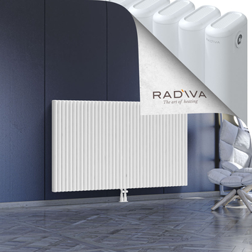 Kotto Aluminium Radiator 1000x1751 White Bottom Middle 50mm