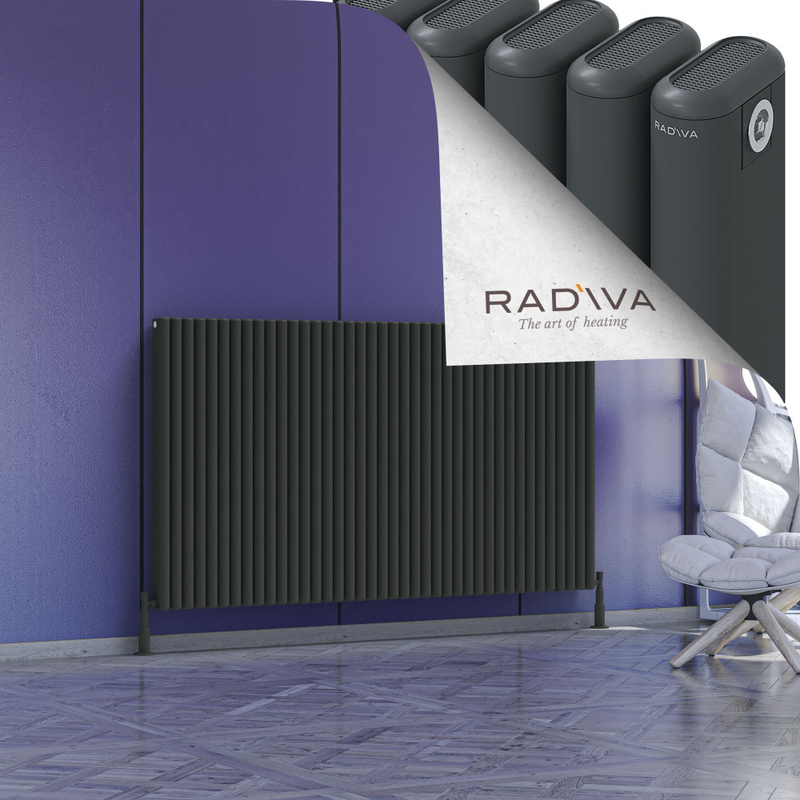 Kotto Aluminium Radiator 1000x1796 Dark Anthracite 