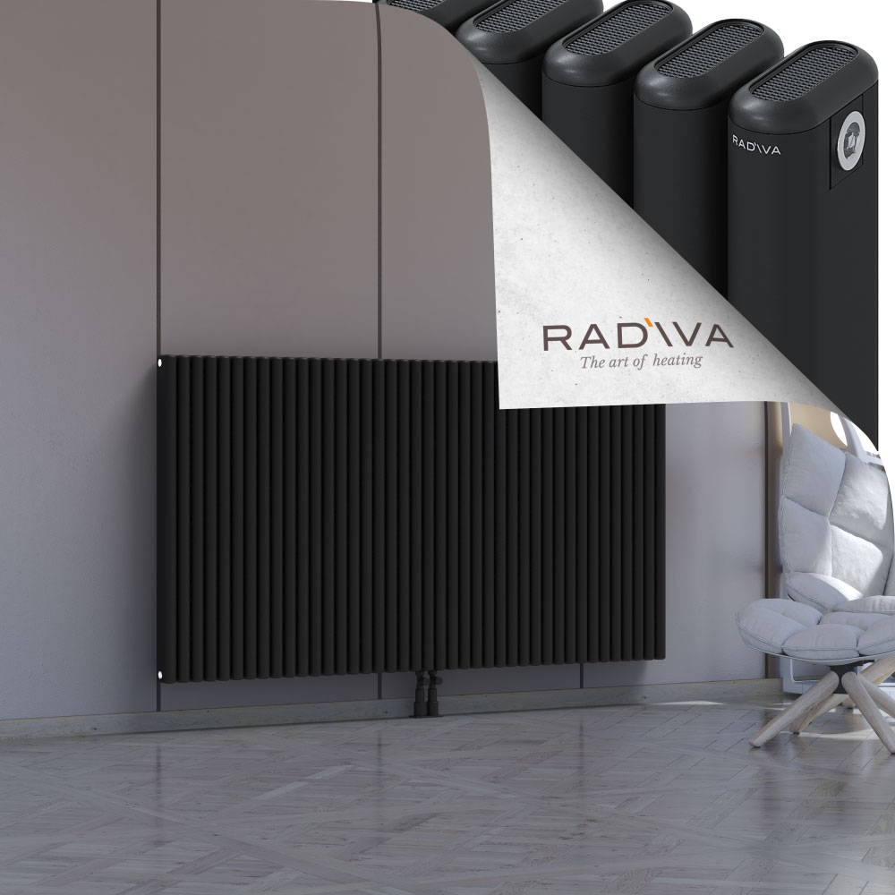 Kotto Aluminium Radiator 1000x1841 Black - 2