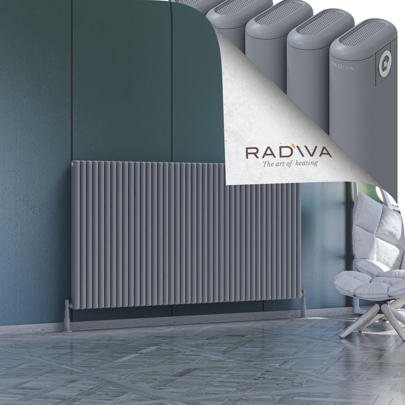 Kotto Aluminium Radiator 1000x1841 Grey 