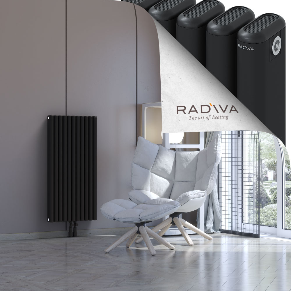 Kotto Aluminium Radiator 1000x491 Black - 2