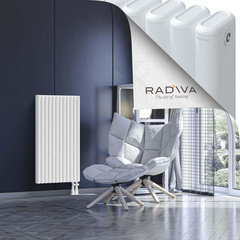 Kotto Aluminium Radiator 1000x536 White - 4