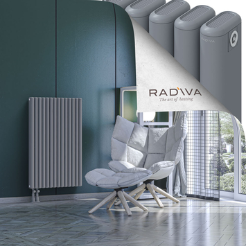 Kotto Aluminium Radiator 1000x626 Grey Bottom Left 50mm