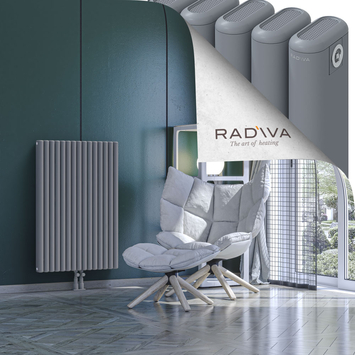 Kotto Aluminium Radiator 1000x671 Grey Bottom Middle 50mm