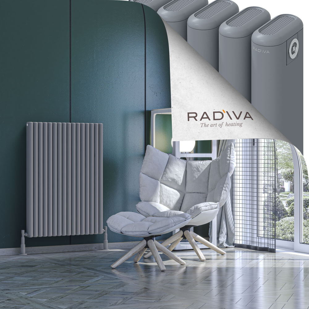 Kotto Aluminium Radiator 1000x716 Grey - 1