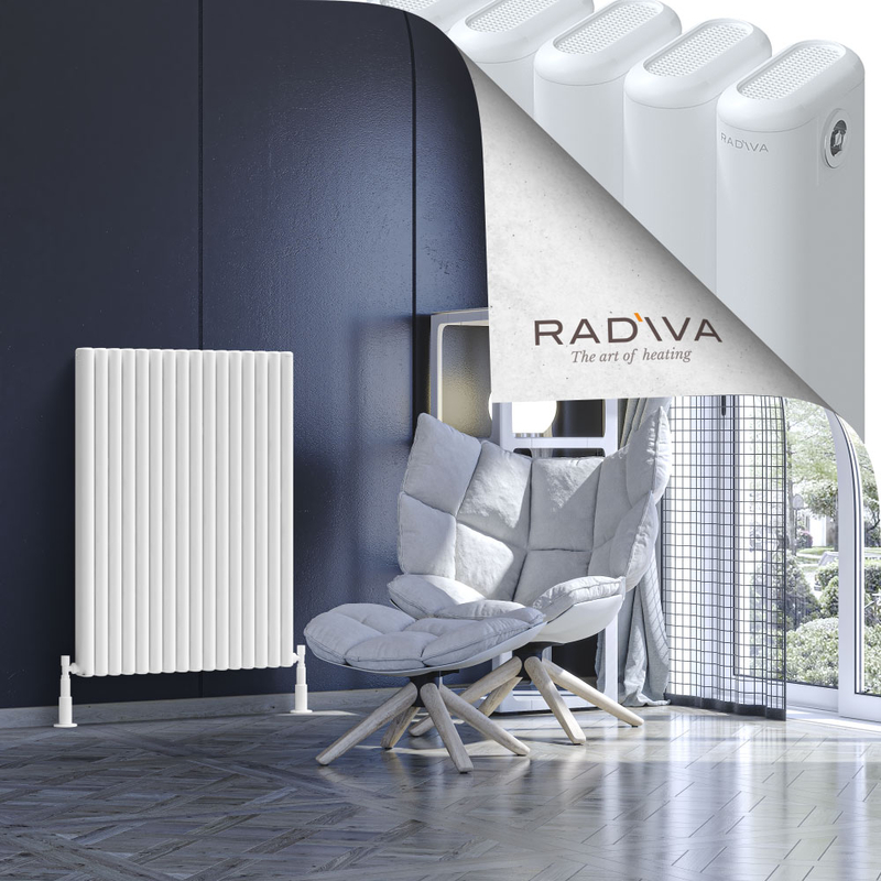 Kotto Aluminium Radiator 1000x716 White 