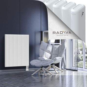 Kotto Aluminium Radiator 1000x806 White Bottom Right 50mm