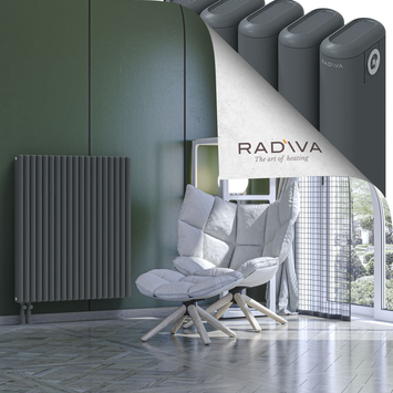 Kotto Aluminium Radiator 1000x851 Anthracite Bottom Left 50mm