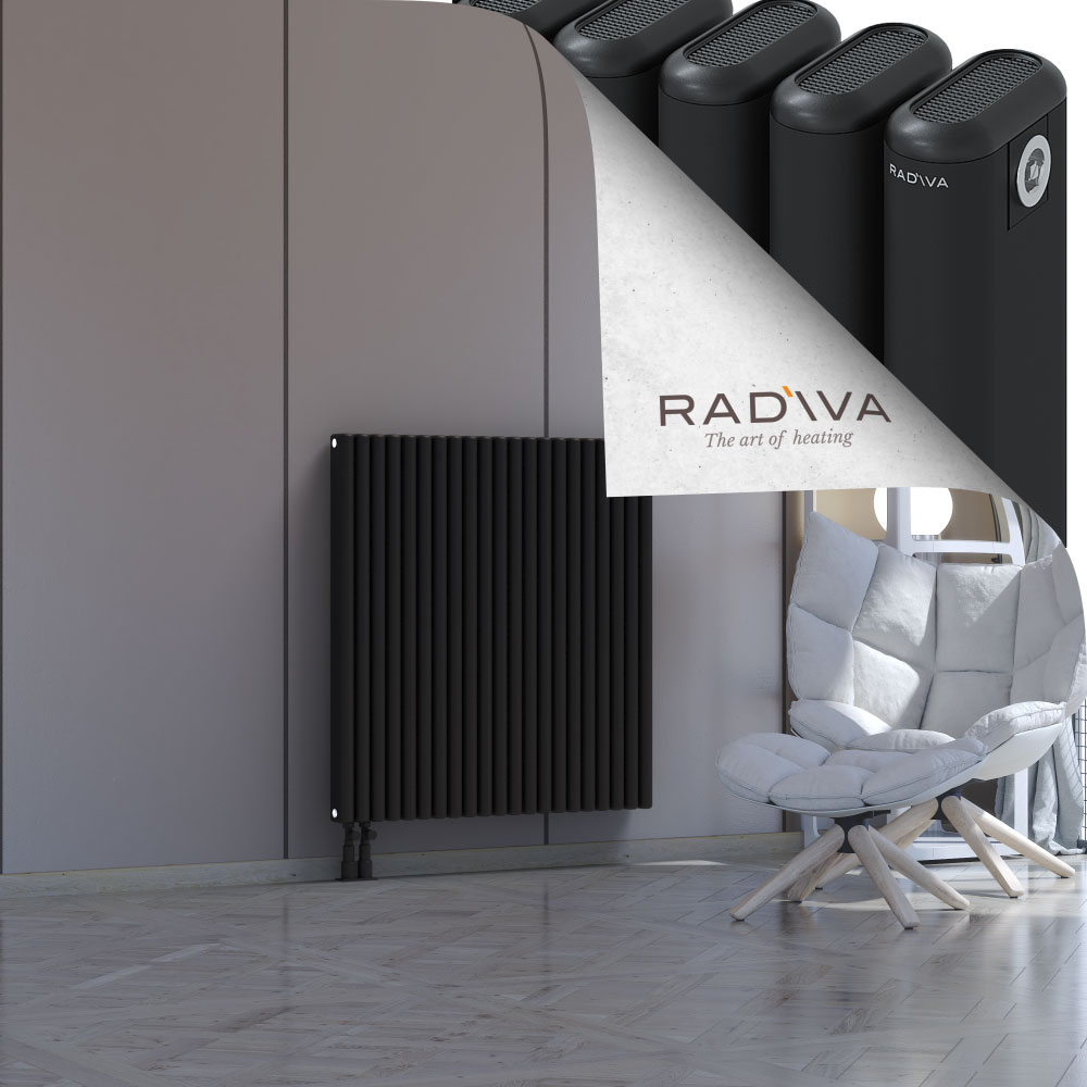 Kotto Aluminium Radiator 1000x941 Black - 3