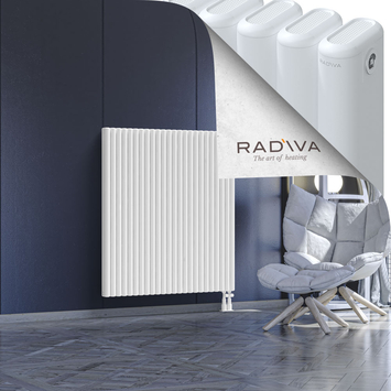 Kotto Aluminium Radiator 1200x1076 White Bottom Right 50mm