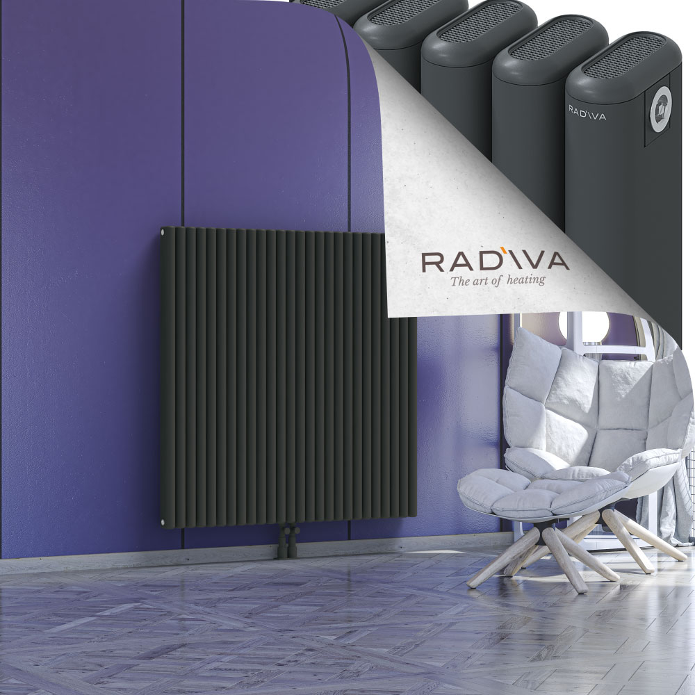 Kotto Aluminium Radiator 1200x1166 Dark Anthracite - 2