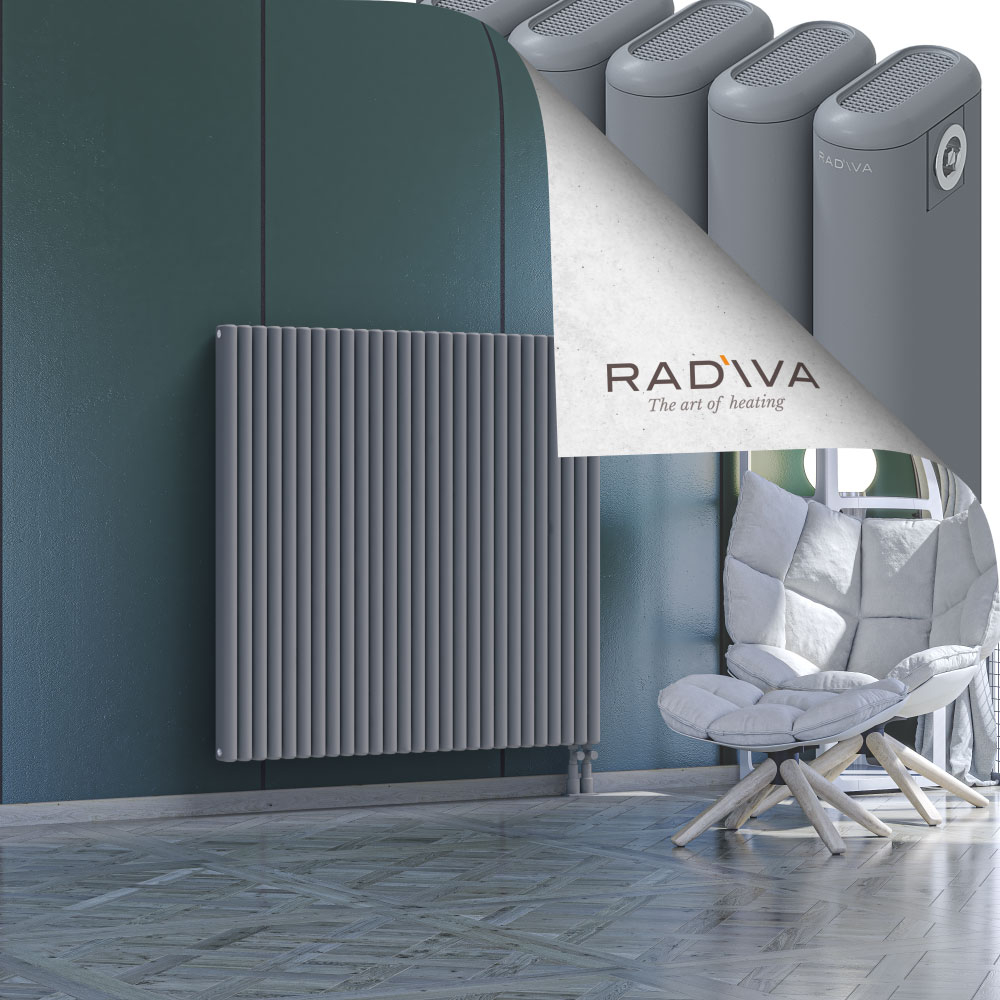 Kotto Aluminium Radiator 1200x1211 Grey - 4