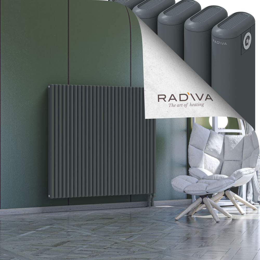 Kotto Aluminium Radiator 1200x1301 Anthracite - 4