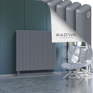 Kotto Aluminium Radiator 1200x1346 Grey Bottom Left 50mm