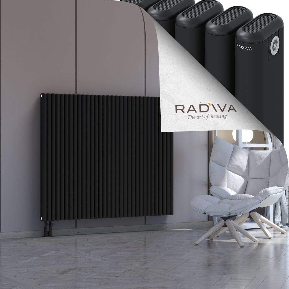 Kotto Aluminium Radiator 1200x1436 Black - 3
