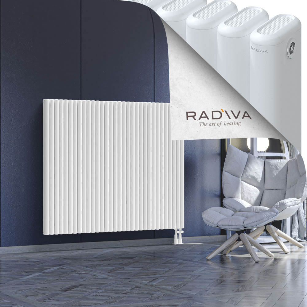 Kotto Aluminium Radiator 1200x1436 White - 4