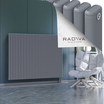 Kotto Aluminium Radiator 1200x1616 Grey Bottom Right 50mm