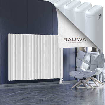 Kotto Aluminium Radiator 1200x1616 White Bottom Right 50mm