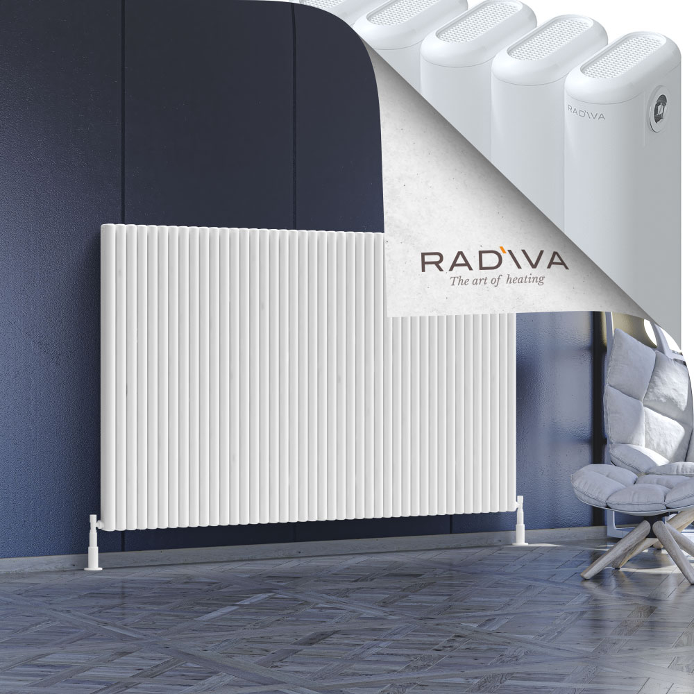 Kotto Aluminium Radiator 1200x1931 White - 1
