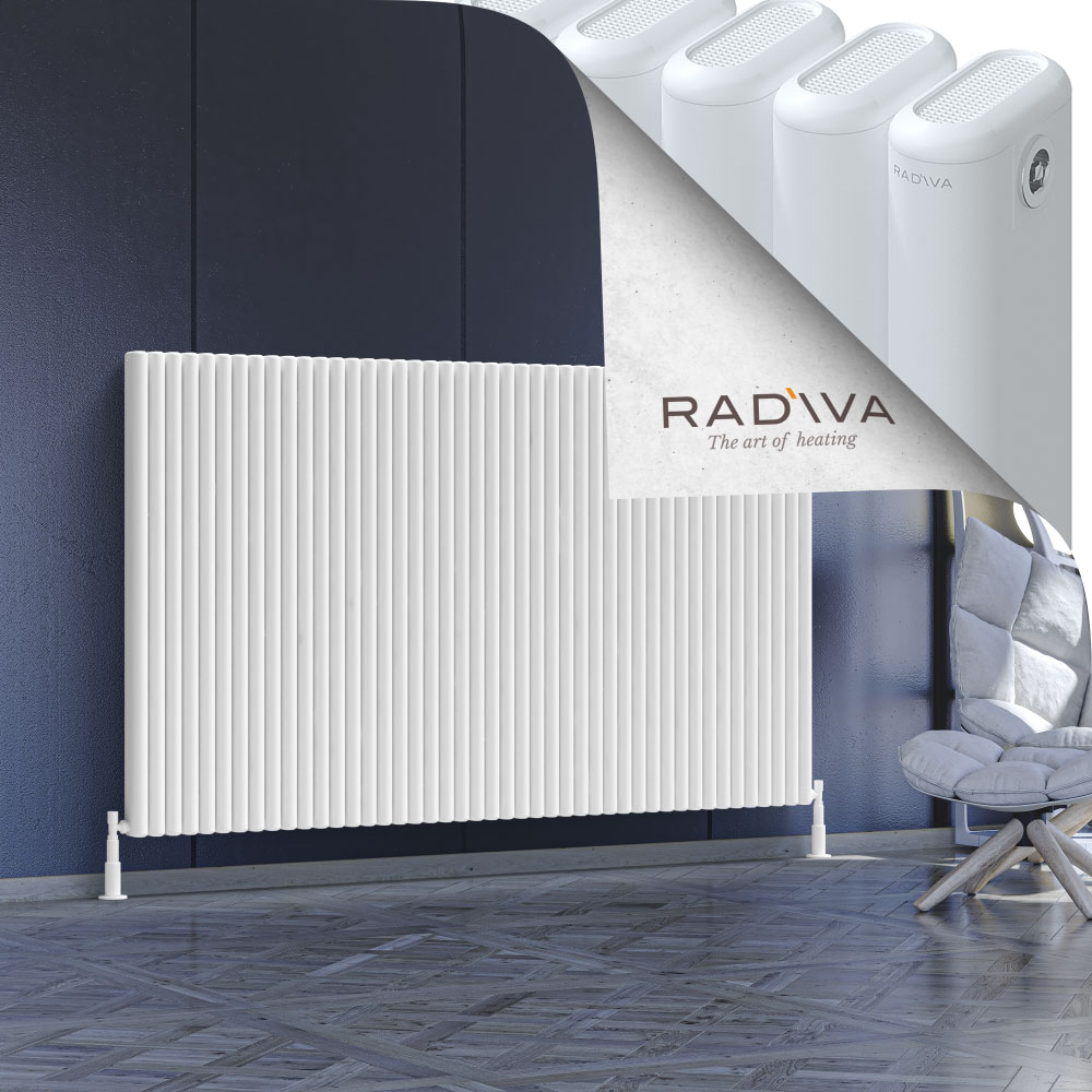 Kotto Aluminium Radiator 1200x2021 White - 1