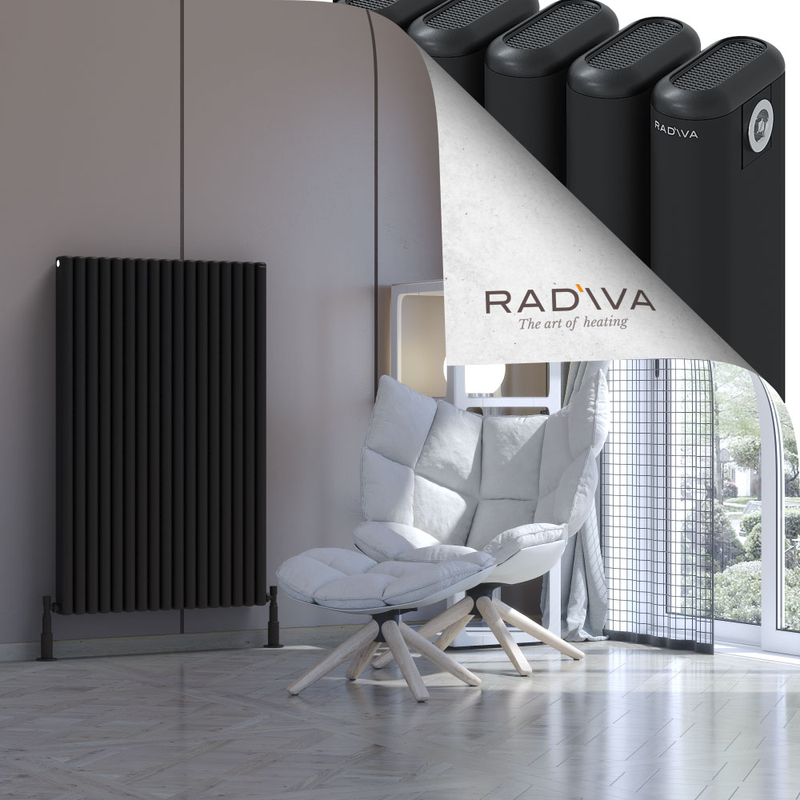Kotto Aluminium Radiator 1200x761 Black 